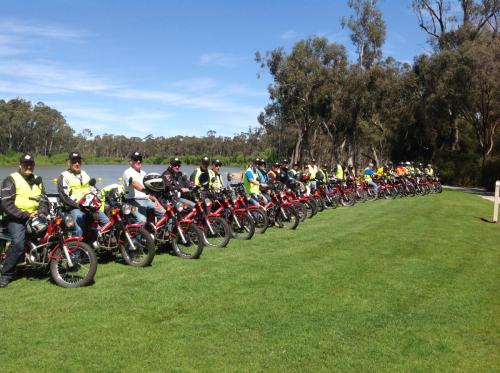 Riverside bike line up