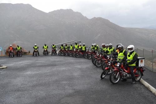 Bikes at lookout