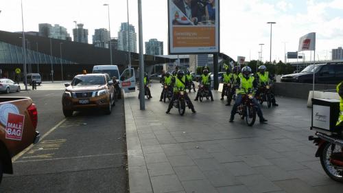 Setting off from South Wharf